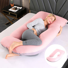 Load image into Gallery viewer, Maternity Pillow Waist Support Side Sleeping Slope Pillow J-type