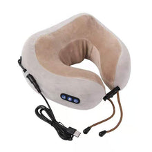 Load image into Gallery viewer, U Shaped Massage Pillow Neck Massage Device Electric Neck Massager Apparatus Shoulder Back Cervical Massager For Body Relaxation