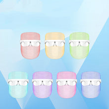 Load image into Gallery viewer, 7 Color LED Mask Red Light Therapy Skin Rejuvenation Massager Beauty Home Skin Face Whitening Anti Aging SPA Device