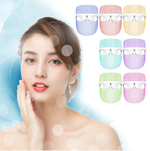 Load image into Gallery viewer, 7 Color LED Mask Red Light Therapy Skin Rejuvenation Massager Beauty Home Skin Face Whitening Anti Aging SPA Device