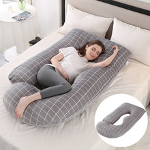 Load image into Gallery viewer, Maternity Pillow Waist Support Side Sleeping Slope Pillow J-type