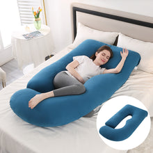 Load image into Gallery viewer, Maternity Pillow Waist Support Side Sleeping Slope Pillow J-type