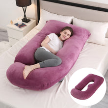 Load image into Gallery viewer, Maternity Pillow Waist Support Side Sleeping Slope Pillow J-type