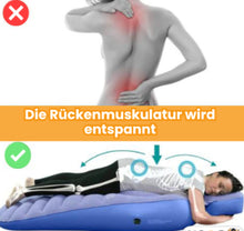 Load image into Gallery viewer, Inflatable Maternity Mattress Lying Pad Sleeping Pillow Inflatable Mattress Surface Flocking Inflatable Lying Pad
