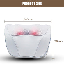 Load image into Gallery viewer, Massager Pillow With Heat And Deep Tissue Kneading For Body Pain Relief, Which Can Relax Waist, Shoulder And Foot, Easily Relieve Pressure At Home
