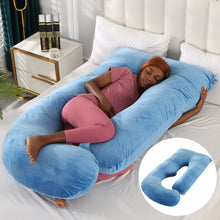 Load image into Gallery viewer, Maternity Pillow Waist Support Side Sleeping Slope Pillow J-type
