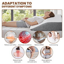 Load image into Gallery viewer, Wedge Pillow, Body Pillow , White& Grey