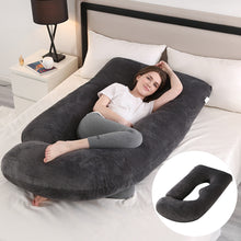 Load image into Gallery viewer, Maternity Pillow Waist Support Side Sleeping Slope Pillow J-type
