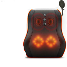 Load image into Gallery viewer, Electric back massager pillow massage body neck with heat