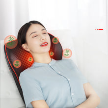 Load image into Gallery viewer, Electric back massager pillow massage body neck with heat
