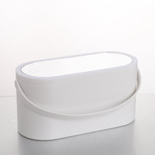 Load image into Gallery viewer, Storage Box LED Makeup Mirror Portable Portable Travel Makeup Organizer Carrying Box With Mirror LED