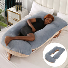 Load image into Gallery viewer, Maternity Pillow Waist Support Side Sleeping Slope Pillow J-type