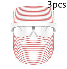 Load image into Gallery viewer, 7 Color LED Mask Red Light Therapy Skin Rejuvenation Massager Beauty Home Skin Face Whitening Anti Aging SPA Device