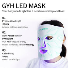 Load image into Gallery viewer, LED Light Therapy Silicone Facial Mask