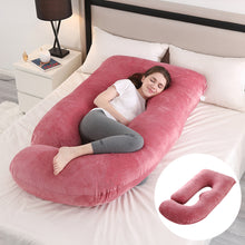 Load image into Gallery viewer, Maternity Pillow Waist Support Side Sleeping Slope Pillow J-type