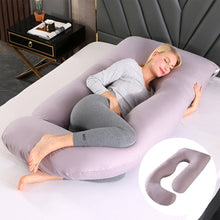 Load image into Gallery viewer, Maternity Pillow Waist Support Side Sleeping Slope Pillow J-type

