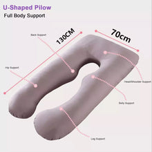 Load image into Gallery viewer, Pregnancy Pillow U Shaped Maternity Pillow Support Back Hips Legs Belly Sleeping
