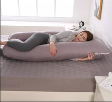 Load image into Gallery viewer, Pregnancy Pillow U Shaped Maternity Pillow Support Back Hips Legs Belly Sleeping

