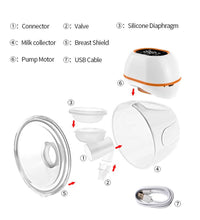 Load image into Gallery viewer, V.Coool Newly Upgraded Wearable Electric Breast , Invisible Breast-Collecting Silent Breast
