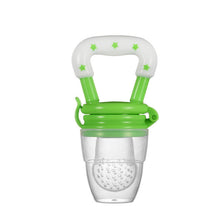 Load image into Gallery viewer, Baby Food Feeder with Pacifier Clip Holder Infant Baby Teether Fruit Feeder Pacifier Infant Food Pacifier Silicone Teething Toys
