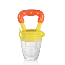 Load image into Gallery viewer, Baby Food Feeder with Pacifier Clip Holder Infant Baby Teether Fruit Feeder Pacifier Infant Food Pacifier Silicone Teething Toys
