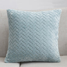 Load image into Gallery viewer, Flannel Solid Color Throw Pillow Sofa Cover Cushion Cover Nordic Style Simple Style
