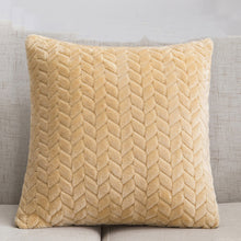Load image into Gallery viewer, Flannel Solid Color Throw Pillow Sofa Cover Cushion Cover Nordic Style Simple Style
