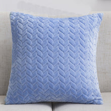 Load image into Gallery viewer, Flannel Solid Color Throw Pillow Sofa Cover Cushion Cover Nordic Style Simple Style
