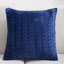 Load image into Gallery viewer, Flannel Solid Color Throw Pillow Sofa Cover Cushion Cover Nordic Style Simple Style
