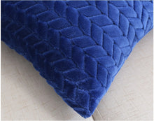 Load image into Gallery viewer, Flannel Solid Color Throw Pillow Sofa Cover Cushion Cover Nordic Style Simple Style
