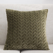 Load image into Gallery viewer, Flannel Solid Color Throw Pillow Sofa Cover Cushion Cover Nordic Style Simple Style
