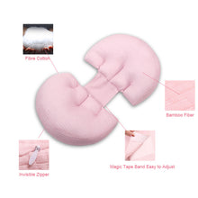 Load image into Gallery viewer, Maternity Pillow Waist Protection Side Sleeping Pillow U-shaped Pillow Multifunctional
