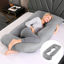 Load image into Gallery viewer, Maternity Pillow Waist Support Side Sleeping Slope Pillow J-type
