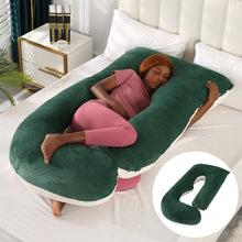 Load image into Gallery viewer, Maternity Pillow Waist Support Side Sleeping Slope Pillow J-type
