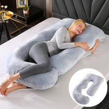 Load image into Gallery viewer, Maternity Pillow Waist Support Side Sleeping Slope Pillow J-type
