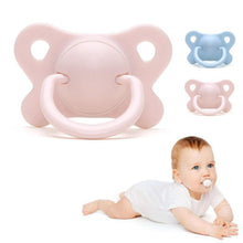Load image into Gallery viewer, Pacifier Sleeping Baby Pacifier Newborn Silicone Pacifier Super Soft Flat Head
