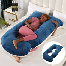 Load image into Gallery viewer, Maternity Pillow Waist Support Side Sleeping Slope Pillow J-type
