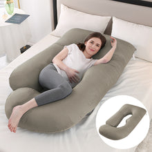 Load image into Gallery viewer, Maternity Pillow Waist Support Side Sleeping Slope Pillow J-type
