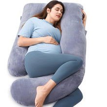 Load image into Gallery viewer, Maternity Pillow Waist Support Side Sleeping Slope Pillow J-type

