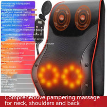 Load image into Gallery viewer, Waist Massager Cervical Back Leg Kneading Pillow Whole Body Electric Massage Mat
