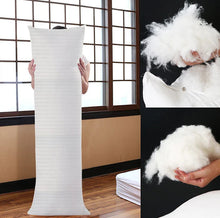 Load image into Gallery viewer, FEATHER FABRIC Fill Long Body Hug Hugging Pillow Bed Cushion Pad Anime Rectangle Sleep Nap Pillow Soft Insert Filler Core
