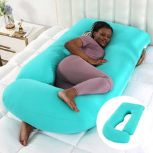 Load image into Gallery viewer, Maternity Pillow Waist Support Side Sleeping Slope Pillow J-type
