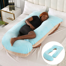 Load image into Gallery viewer, Maternity Pillow Waist Support Side Sleeping Slope Pillow J-type
