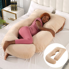 Load image into Gallery viewer, Maternity Pillow Waist Support Side Sleeping Slope Pillow J-type

