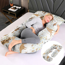 Load image into Gallery viewer, Maternity Pillow Waist Support Side Sleeping Slope Pillow J-type
