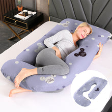 Load image into Gallery viewer, Maternity Pillow Waist Support Side Sleeping Slope Pillow J-type
