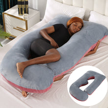 Load image into Gallery viewer, Maternity Pillow Waist Support Side Sleeping Slope Pillow J-type
