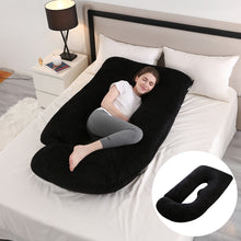 Load image into Gallery viewer, Maternity Pillow Waist Support Side Sleeping Slope Pillow J-type
