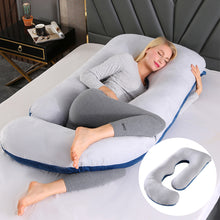 Load image into Gallery viewer, Maternity Pillow Waist Support Side Sleeping Slope Pillow J-type
