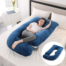 Load image into Gallery viewer, Maternity Pillow Waist Support Side Sleeping Slope Pillow J-type
